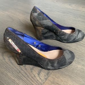 Diesel Industry Denim Division 39M Jean shoes.